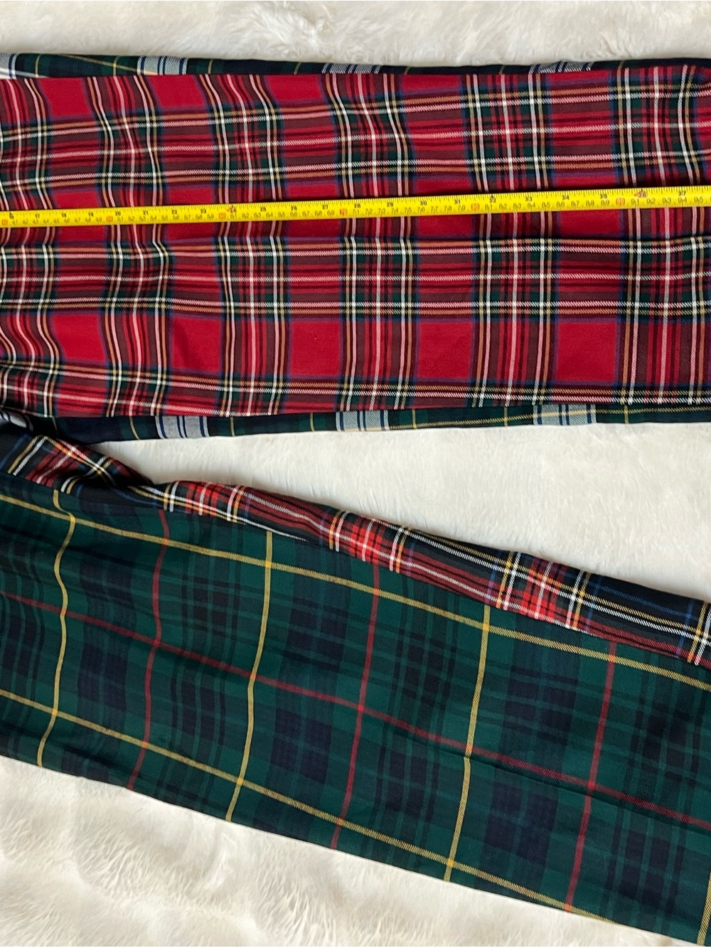 Brooks Brothers Clark Patchwork Tartan Plaid 100% Wool Pants Men’s 40x32 - Picture 9 of 12